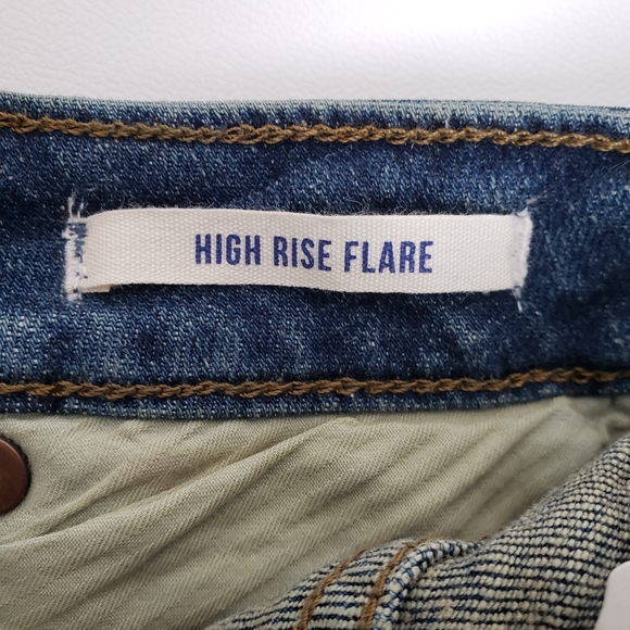 Wrangler Retro Womens High Rise Trumpet Flair Wide Leg Jeans Size 29 x 32 - Picture 4 of 16